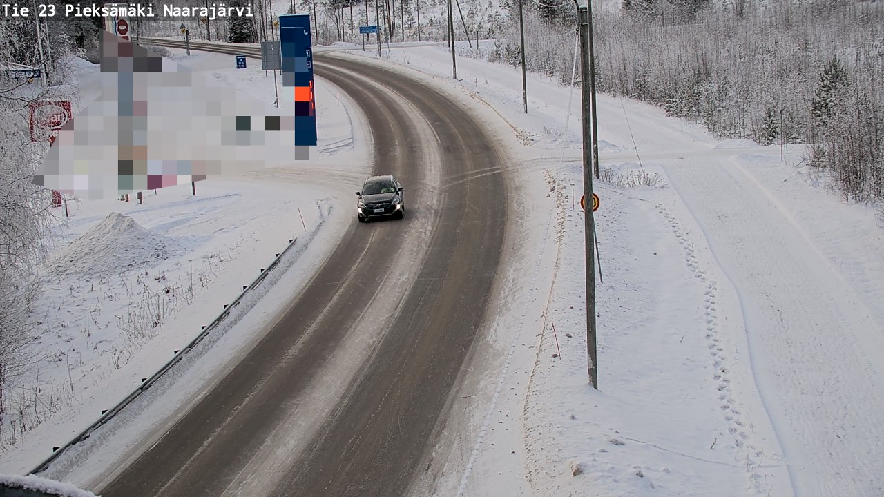 Weather Camera Image Road 23 Pieksämäki, Naarajärvi, Pieksämäki, Etelä-Savo
