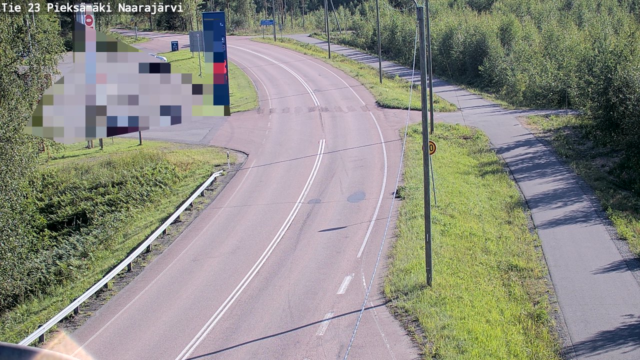 Weather Camera Image Väg 23 Pieksämäki, Naarajärvi, Pieksämäki, Etelä-Savo