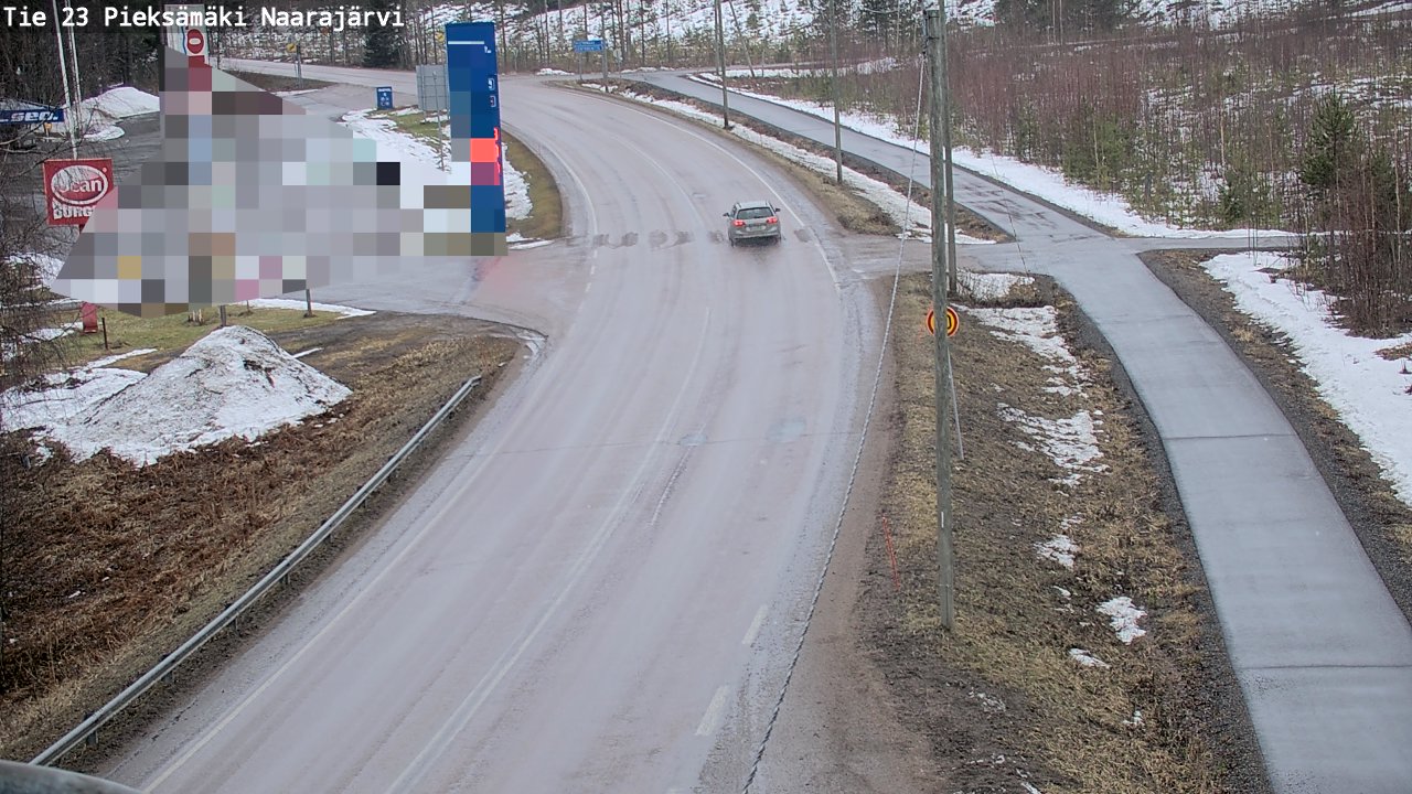 Weather Camera Image Road 23 Pieksämäki, Naarajärvi, Pieksämäki, Etelä-Savo