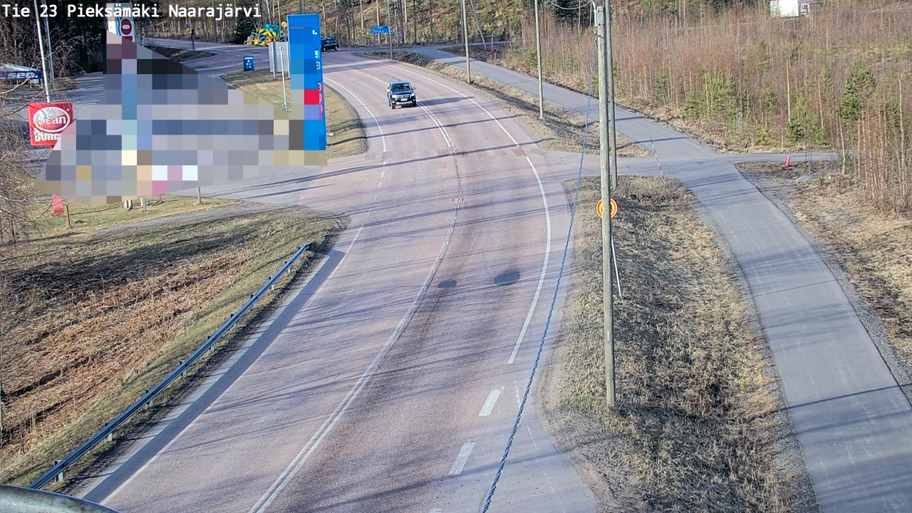 Weather Camera Image Väg 23 Pieksämäki, Naarajärvi, Pieksämäki, Etelä-Savo