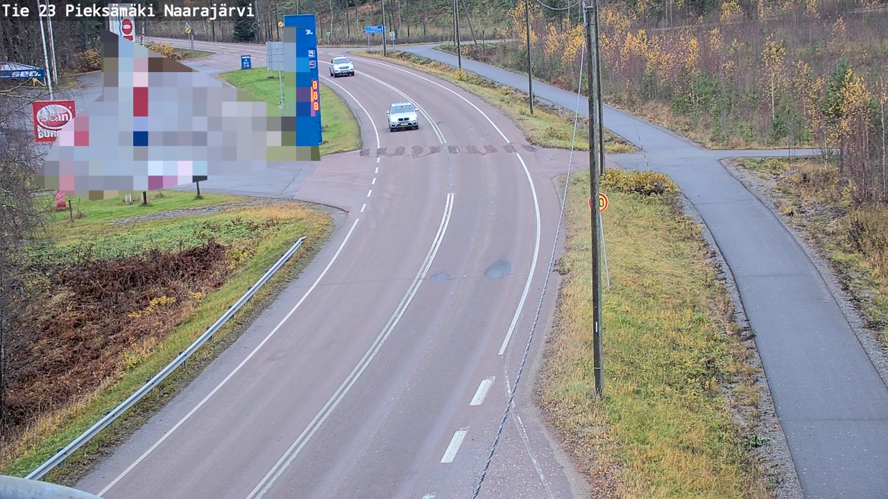 Kelikamerat Kuva Tie 23 Pieksämäki, Naarajärvi, Pieksämäki, Etelä-Savo