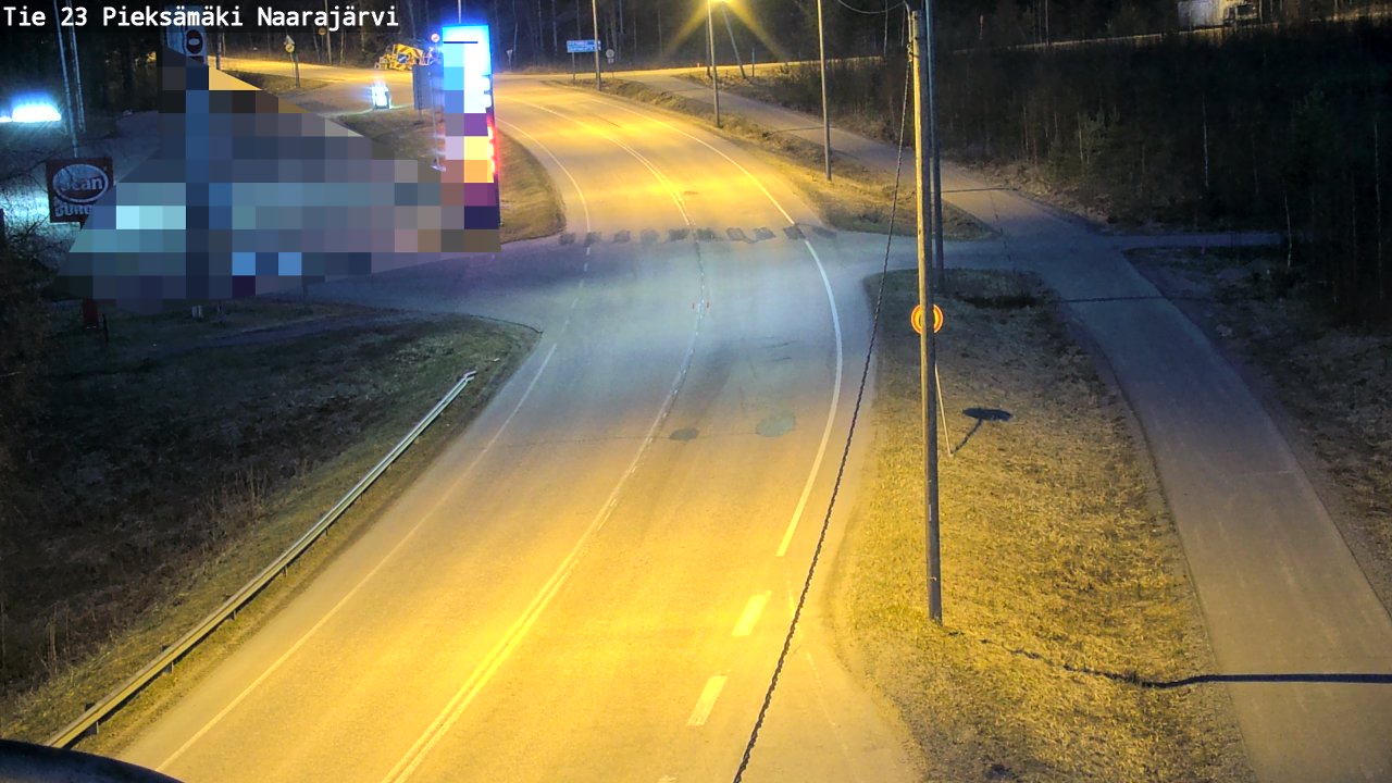 Kelikamerat Kuva Tie 23 Pieksämäki, Naarajärvi, Pieksämäki, Etelä-Savo