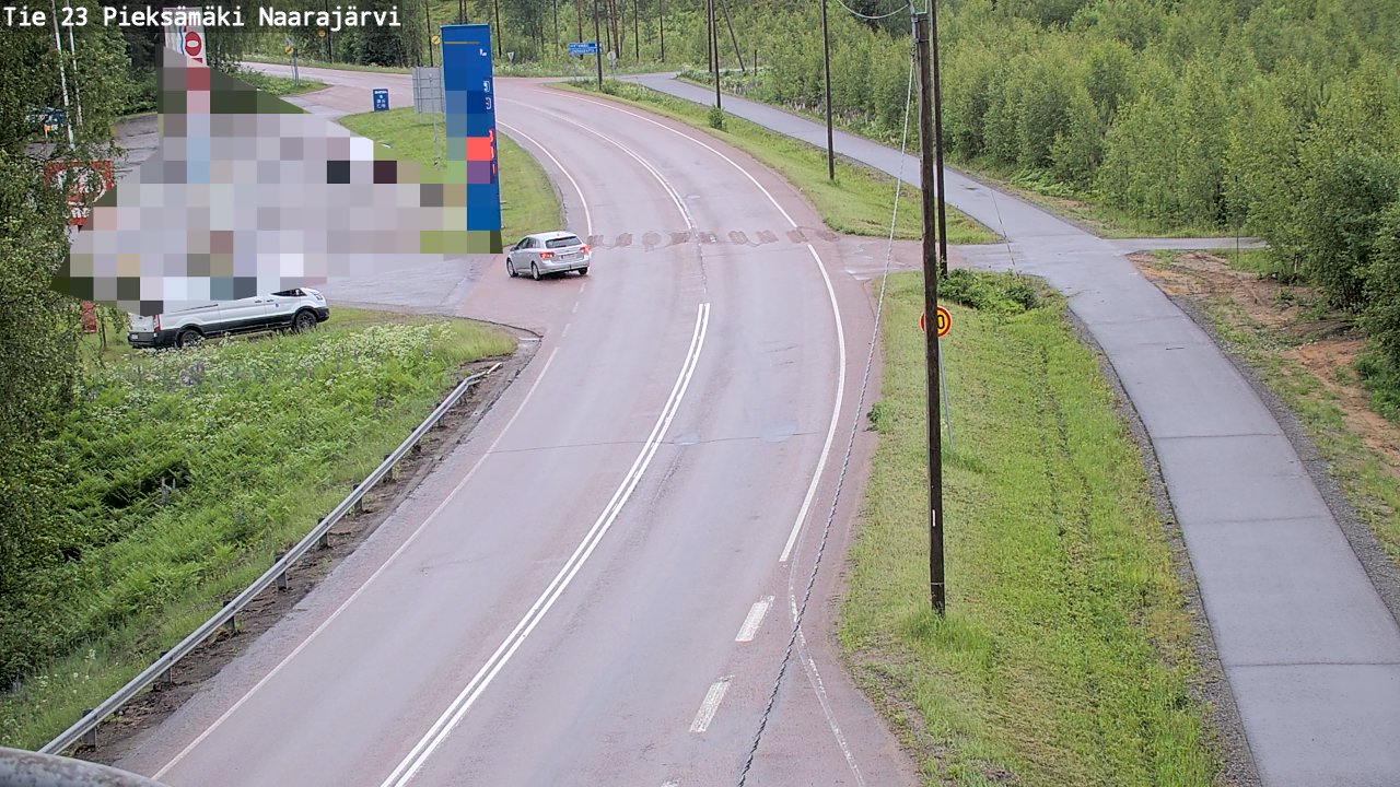 Weather Camera Image Road 23 Pieksämäki, Naarajärvi, Pieksämäki, Etelä-Savo