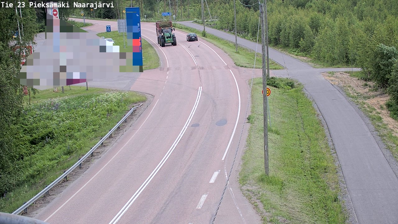 Kelikamerat Kuva Tie 23 Pieksämäki, Naarajärvi, Pieksämäki, Etelä-Savo