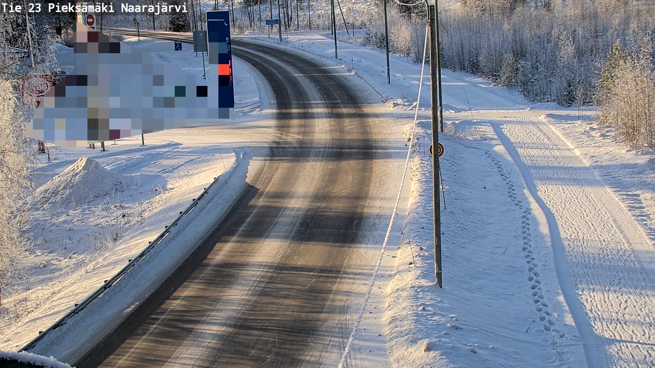 Weather Camera Image Road 23 Pieksämäki, Naarajärvi, Pieksämäki, Etelä-Savo