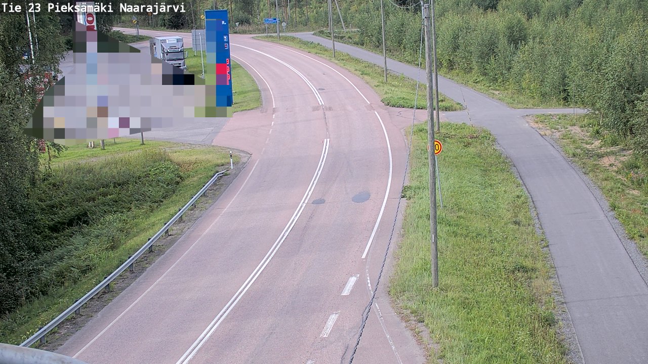 Weather Camera Image Road 23 Pieksämäki, Naarajärvi, Pieksämäki, Etelä-Savo