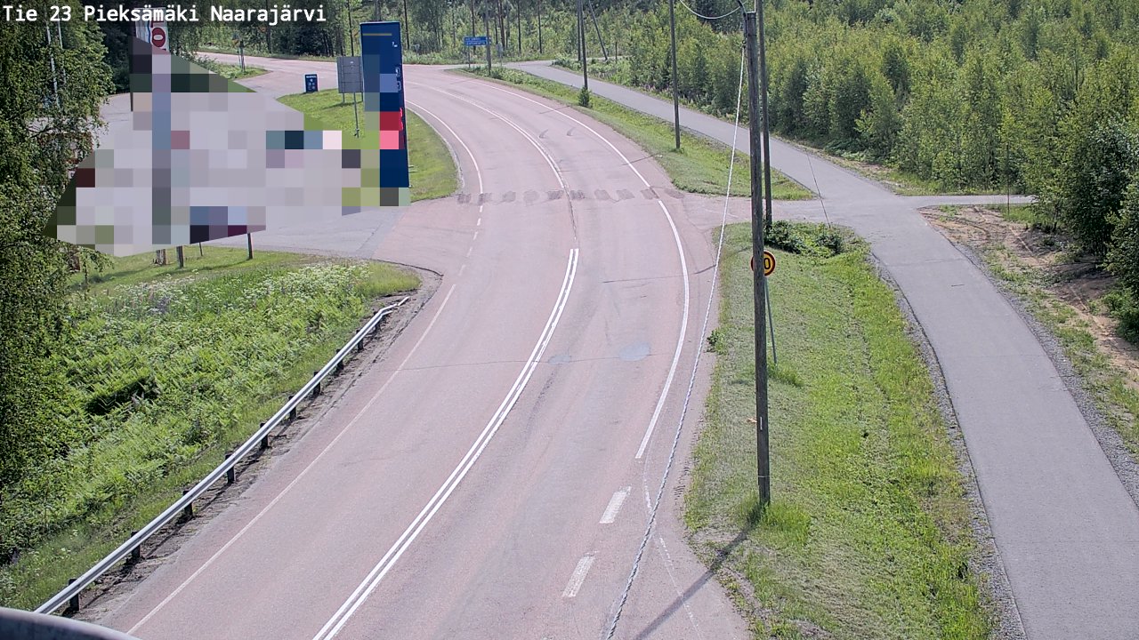 Kelikamerat Kuva Tie 23 Pieksämäki, Naarajärvi, Pieksämäki, Etelä-Savo