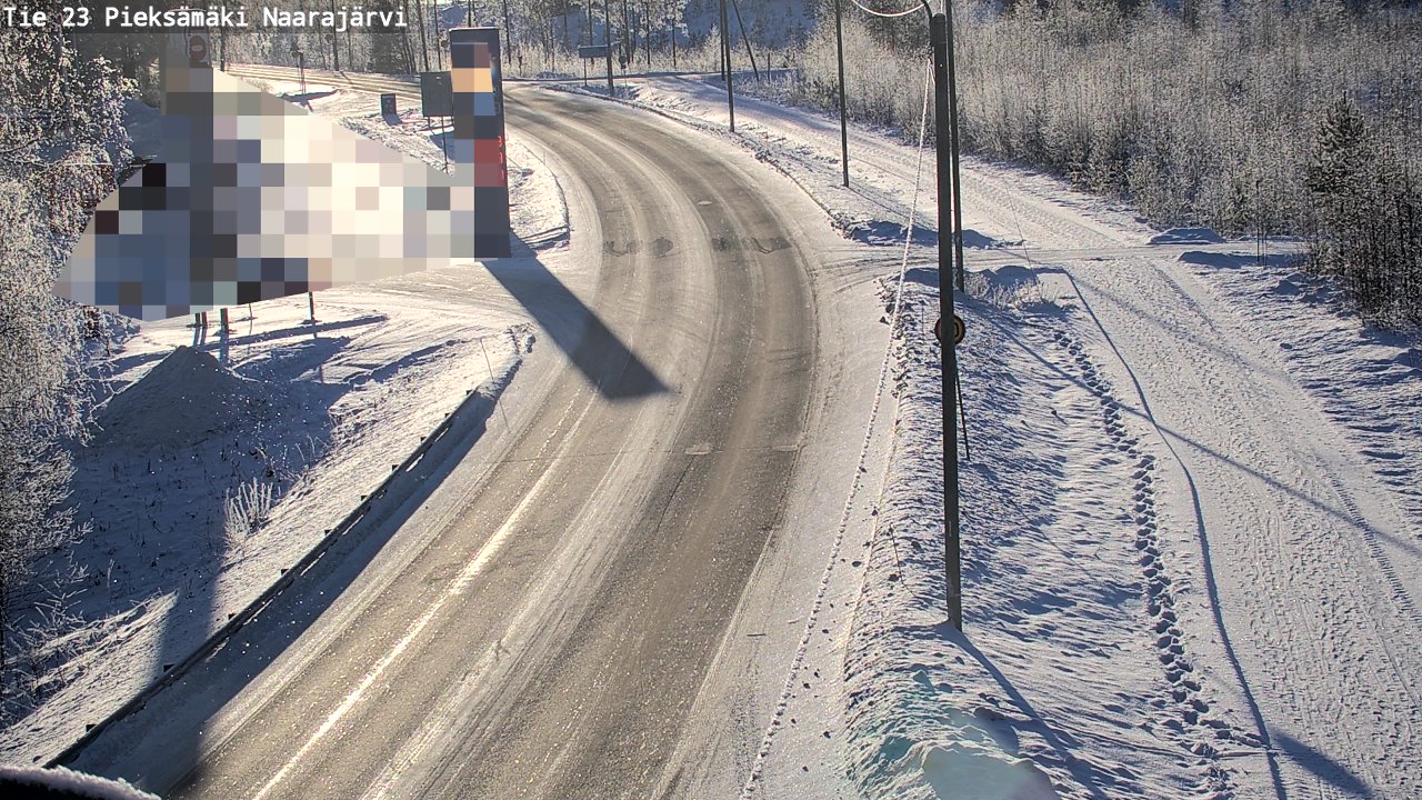 Weather Camera Image Road 23 Pieksämäki, Naarajärvi, Pieksämäki, Etelä-Savo