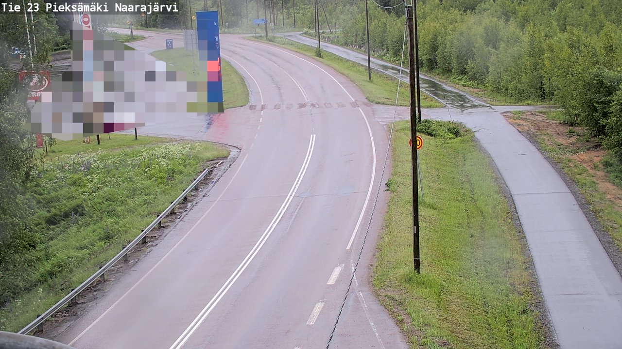 Weather Camera Image Road 23 Pieksämäki, Naarajärvi, Pieksämäki, Etelä-Savo