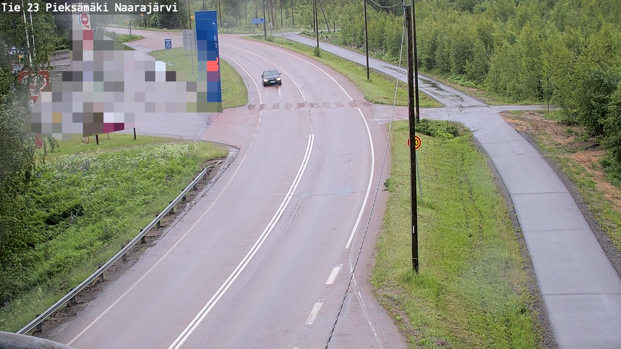 Weather Camera Image Road 23 Pieksämäki, Naarajärvi, Pieksämäki, Etelä-Savo