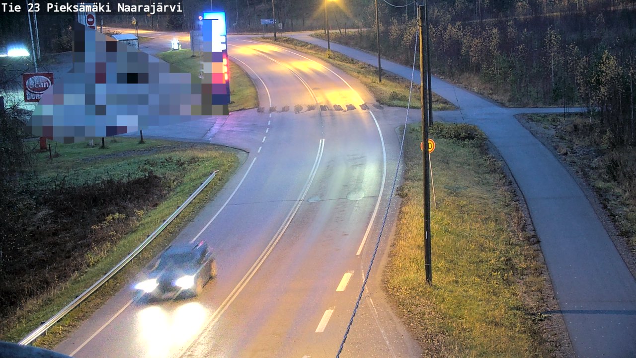 Kelikamerat Kuva Tie 23 Pieksämäki, Naarajärvi, Pieksämäki, Etelä-Savo