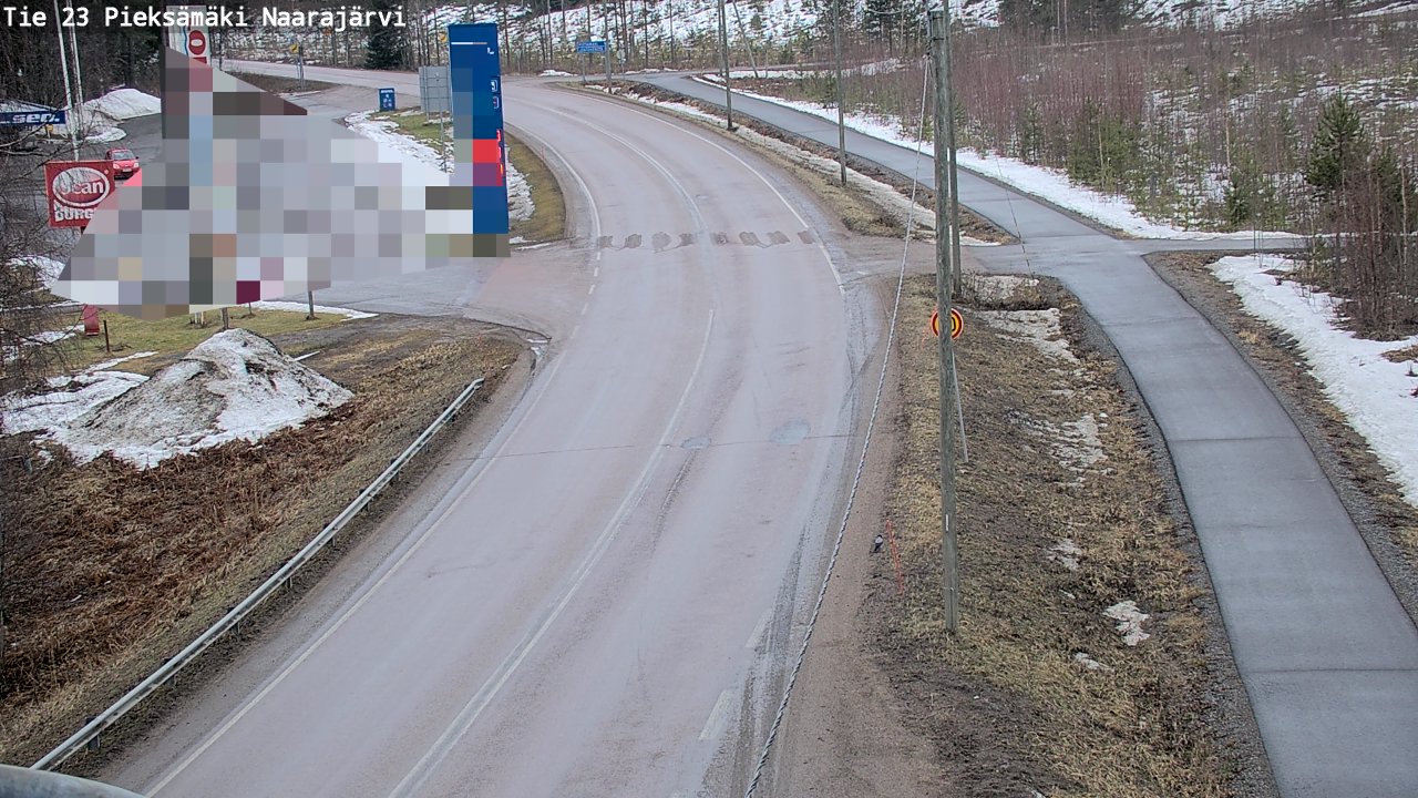 Weather Camera Image Road 23 Pieksämäki, Naarajärvi, Pieksämäki, Etelä-Savo