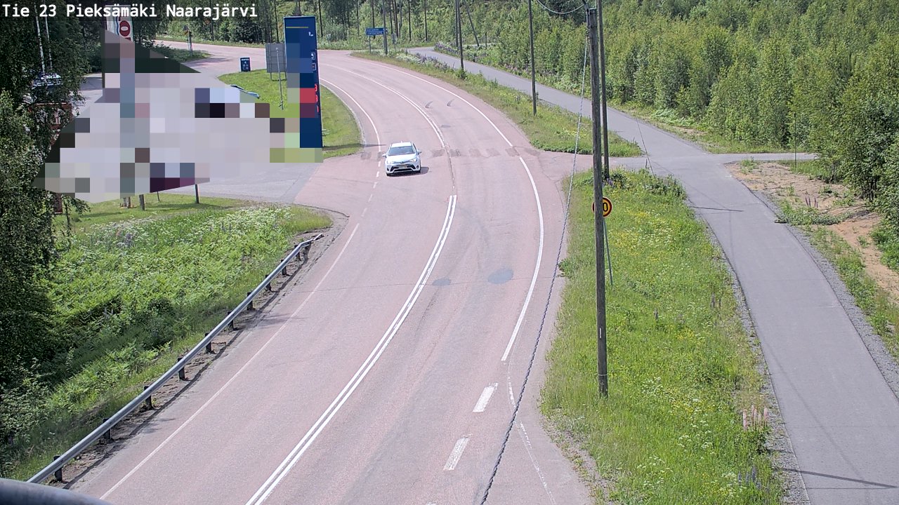 Kelikamerat Kuva Tie 23 Pieksämäki, Naarajärvi, Pieksämäki, Etelä-Savo