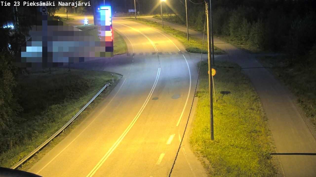 Weather Camera Image Väg 23 Pieksämäki, Naarajärvi, Pieksämäki, Etelä-Savo