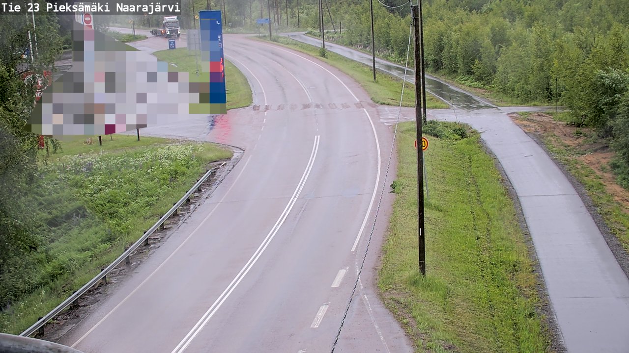 Weather Camera Image Road 23 Pieksämäki, Naarajärvi, Pieksämäki, Etelä-Savo