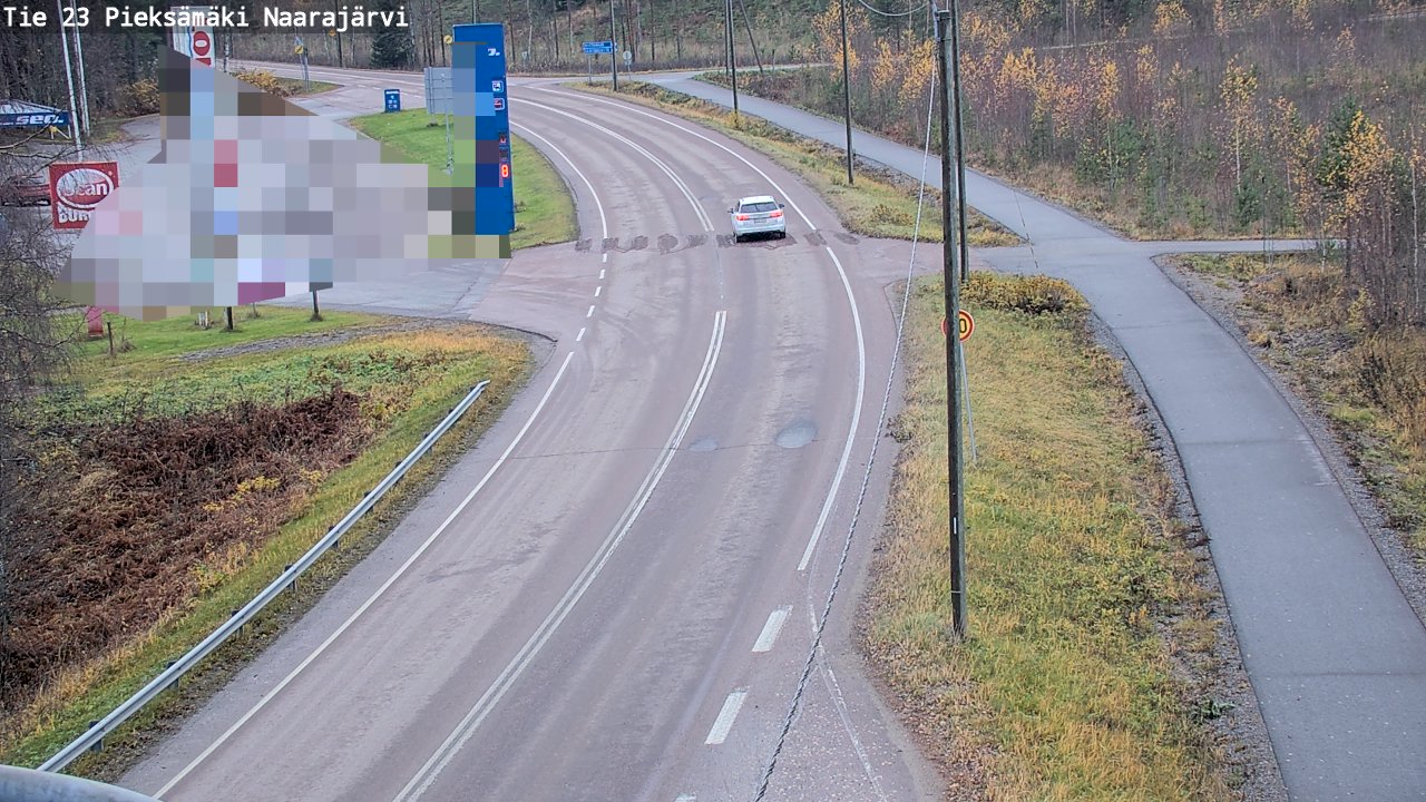 Kelikamerat Kuva Tie 23 Pieksämäki, Naarajärvi, Pieksämäki, Etelä-Savo