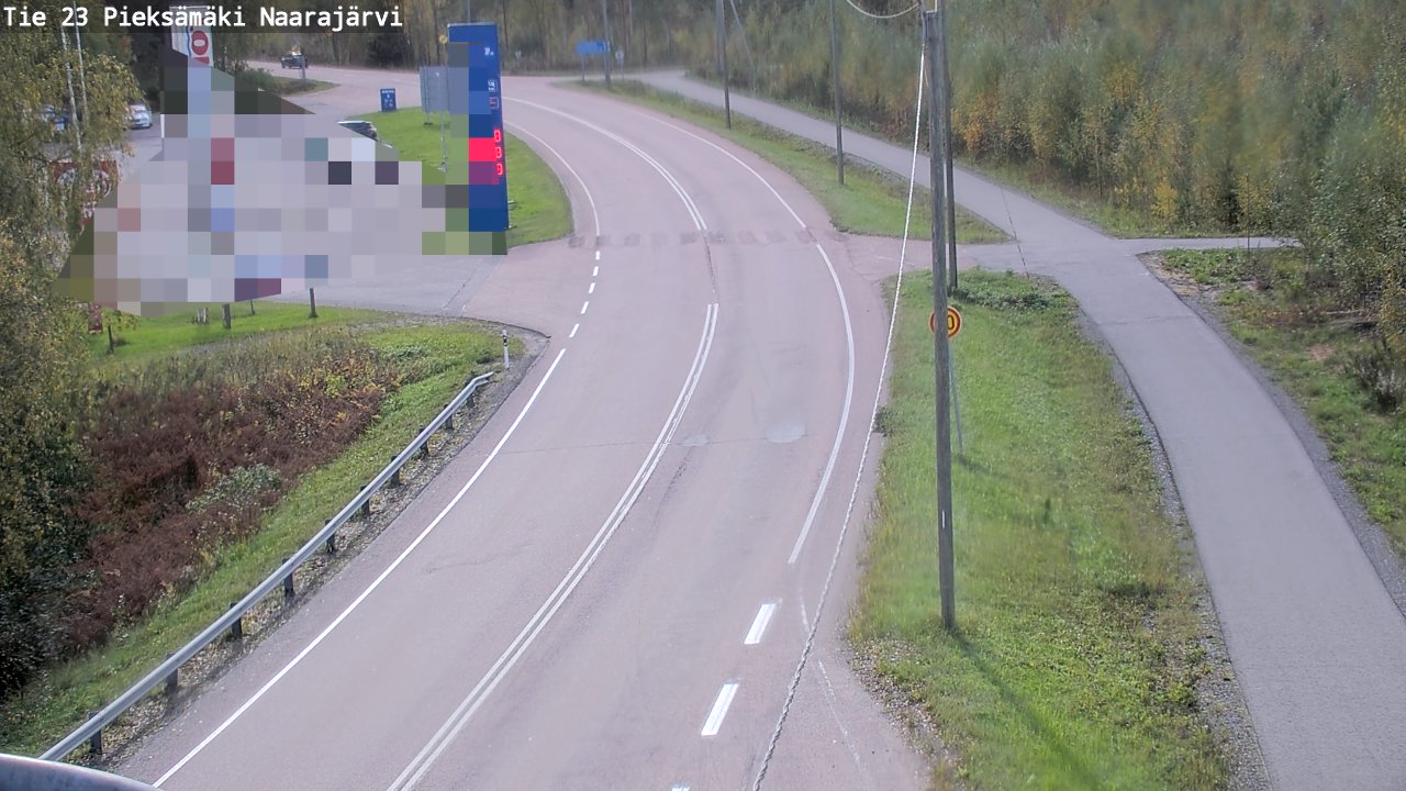 Weather Camera Image Väg 23 Pieksämäki, Naarajärvi, Pieksämäki, Etelä-Savo