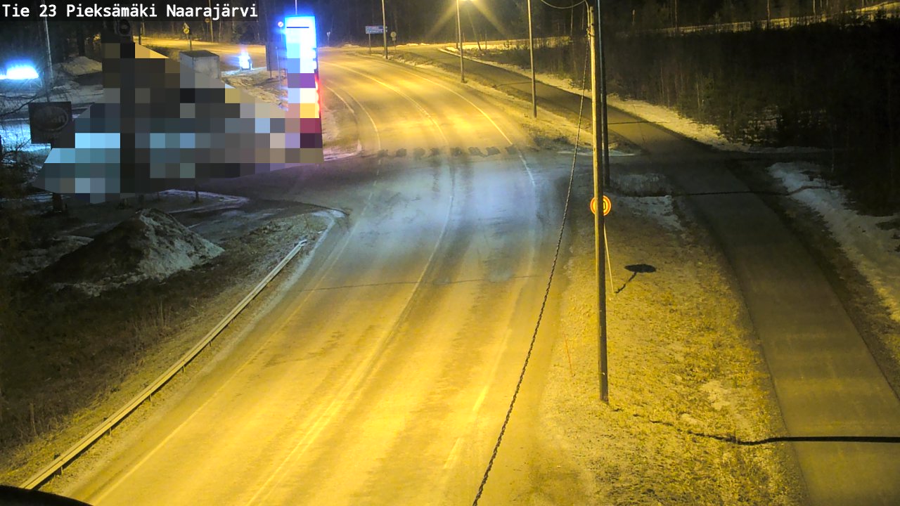 Kelikamerat Kuva Tie 23 Pieksämäki, Naarajärvi, Pieksämäki, Etelä-Savo