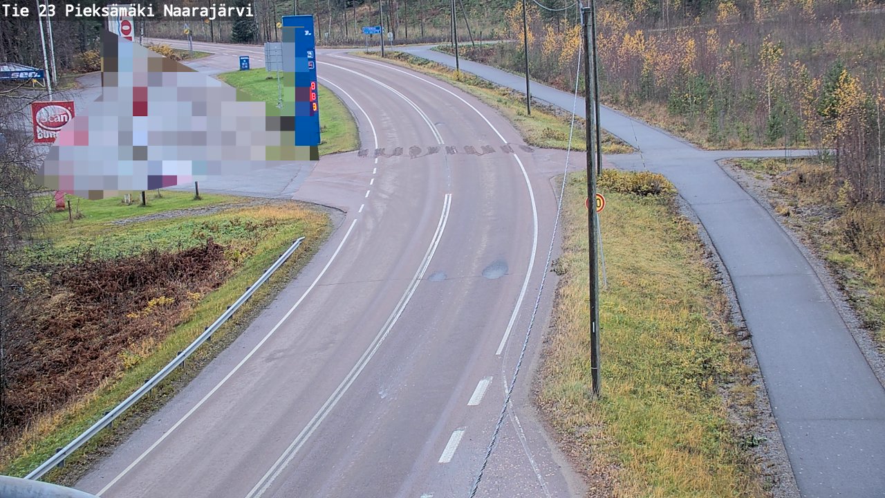 Kelikamerat Kuva Tie 23 Pieksämäki, Naarajärvi, Pieksämäki, Etelä-Savo