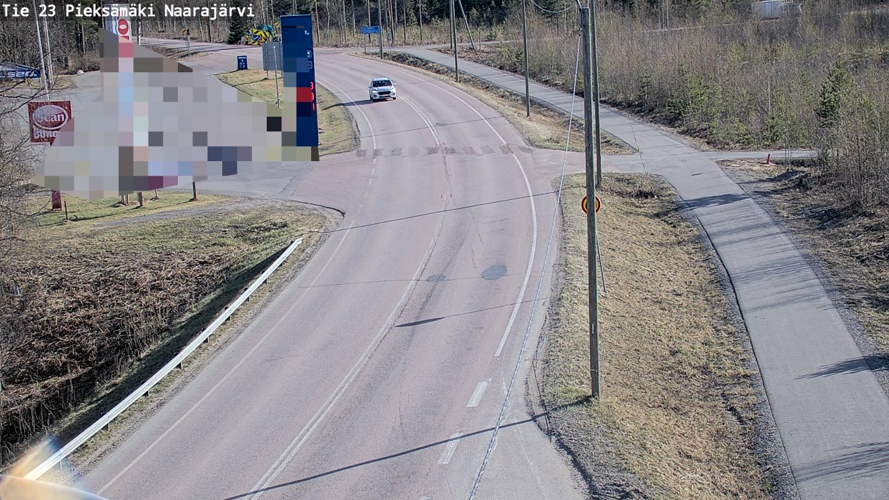 Weather Camera Image Väg 23 Pieksämäki, Naarajärvi, Pieksämäki, Etelä-Savo