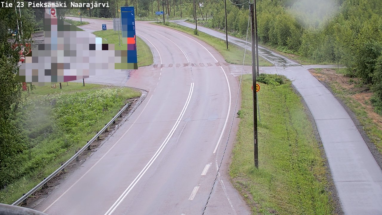Weather Camera Image Road 23 Pieksämäki, Naarajärvi, Pieksämäki, Etelä-Savo