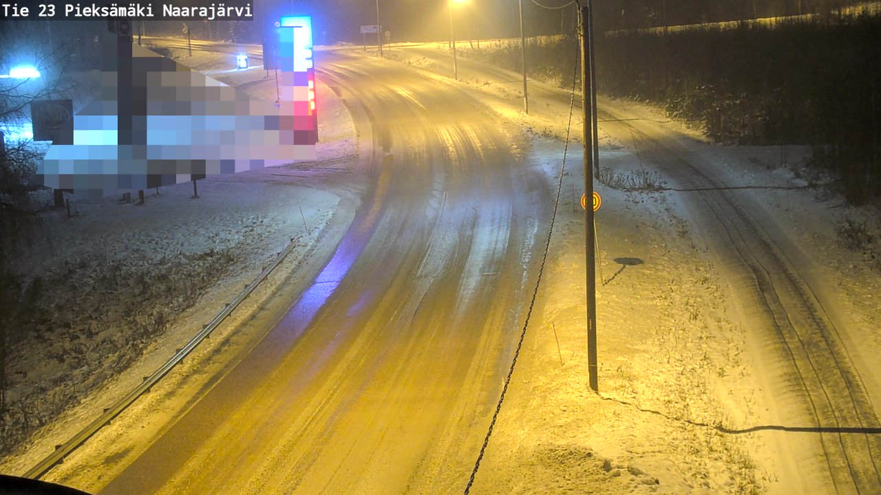 Weather Camera Image Väg 23 Pieksämäki, Naarajärvi, Pieksämäki, Etelä-Savo
