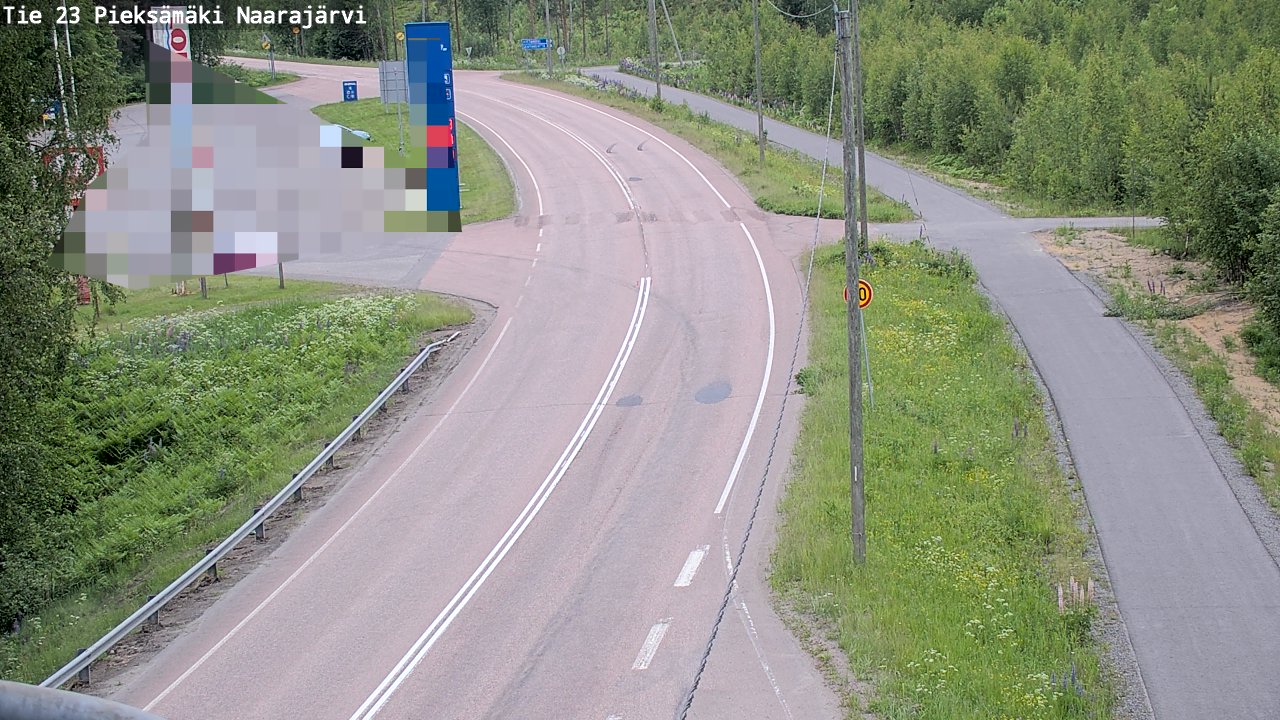 Kelikamerat Kuva Tie 23 Pieksämäki, Naarajärvi, Pieksämäki, Etelä-Savo