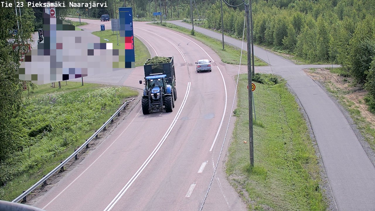 Kelikamerat Kuva Tie 23 Pieksämäki, Naarajärvi, Pieksämäki, Etelä-Savo