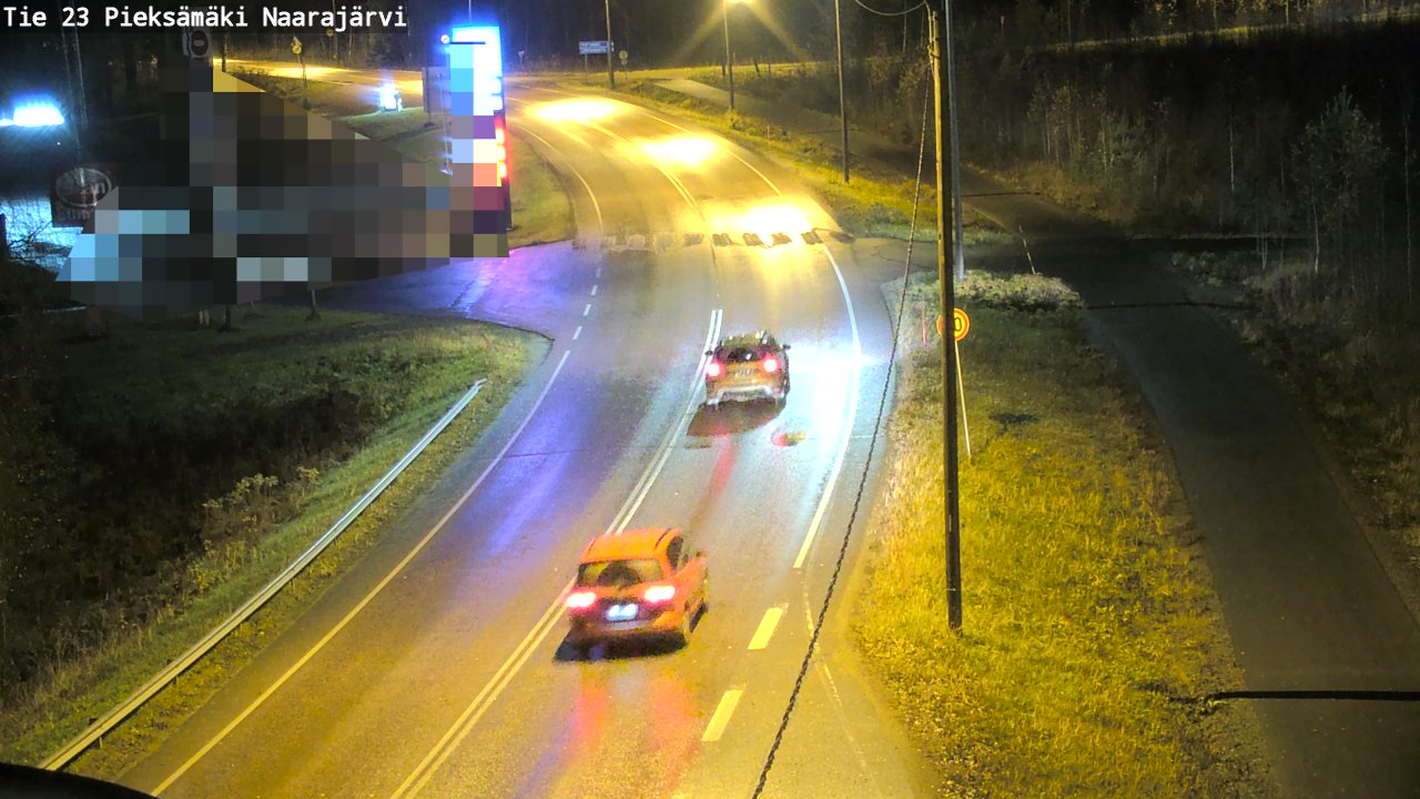 Kelikamerat Kuva Tie 23 Pieksämäki, Naarajärvi, Pieksämäki, Etelä-Savo