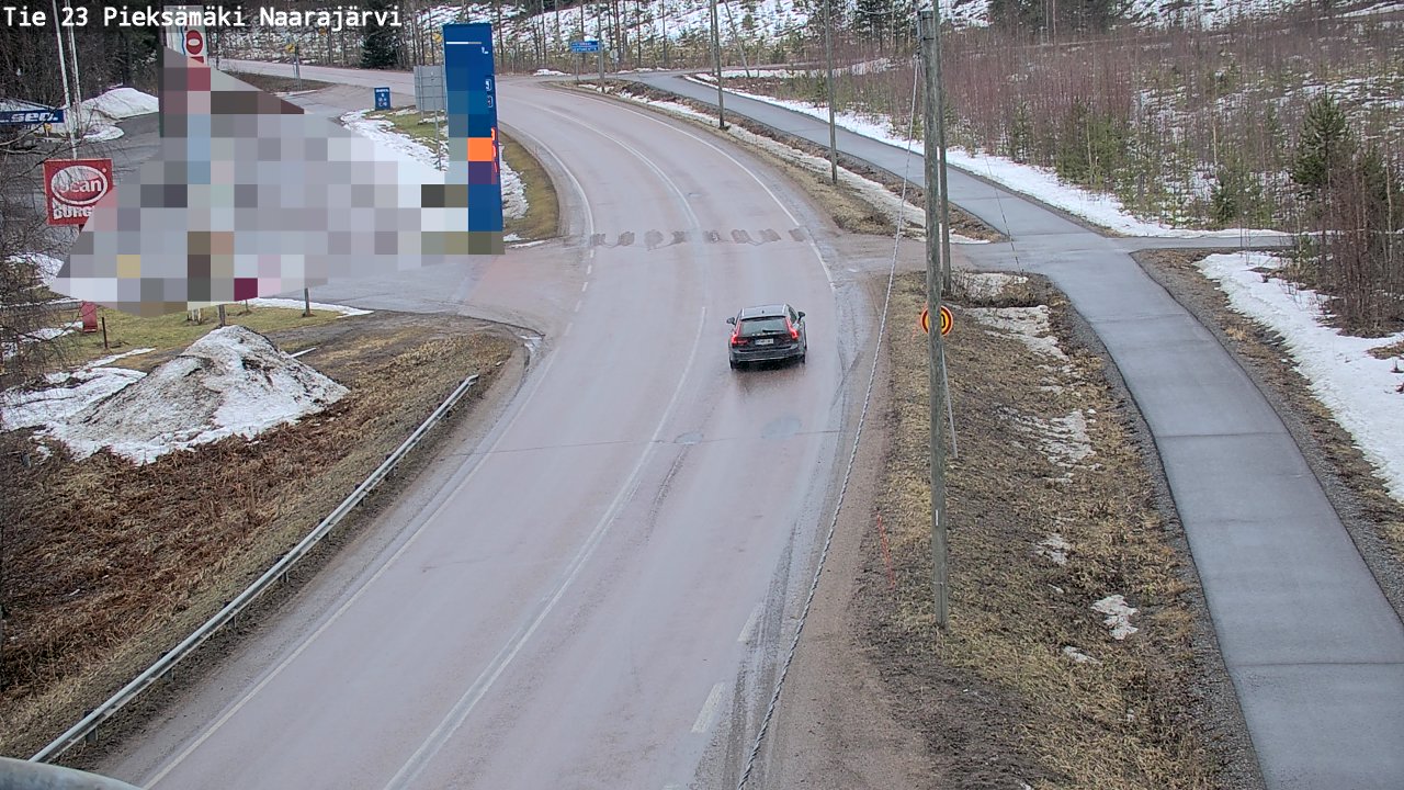 Weather Camera Image Road 23 Pieksämäki, Naarajärvi, Pieksämäki, Etelä-Savo