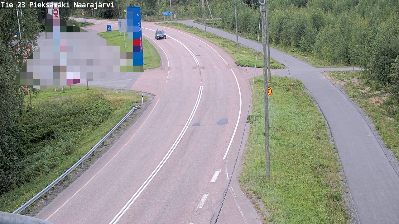 Weather Camera Image Road 23 Pieksämäki, Naarajärvi, Pieksämäki, Etelä-Savo