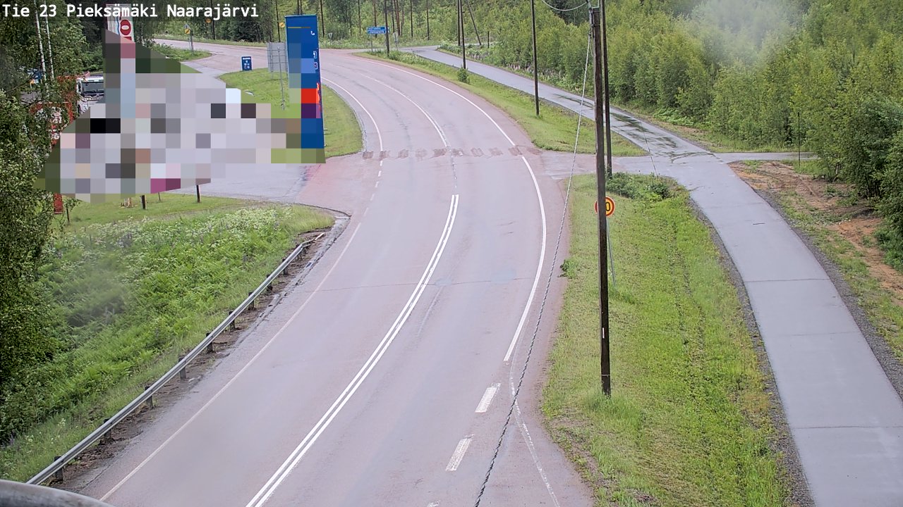 Weather Camera Image Road 23 Pieksämäki, Naarajärvi, Pieksämäki, Etelä-Savo