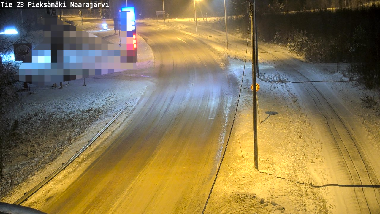 Weather Camera Image Väg 23 Pieksämäki, Naarajärvi, Pieksämäki, Etelä-Savo
