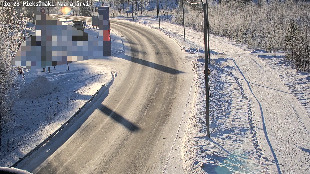 Weather Camera Image Road 23 Pieksämäki, Naarajärvi, Pieksämäki, Etelä-Savo