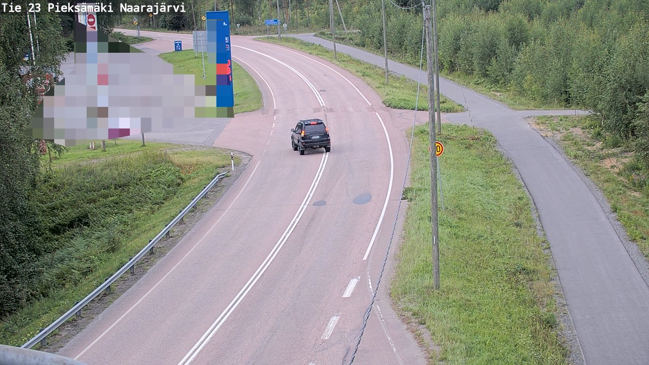 Weather Camera Image Road 23 Pieksämäki, Naarajärvi, Pieksämäki, Etelä-Savo