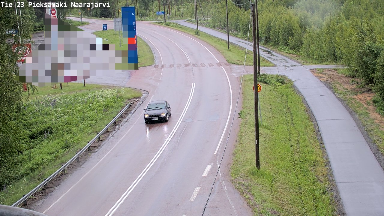 Weather Camera Image Road 23 Pieksämäki, Naarajärvi, Pieksämäki, Etelä-Savo