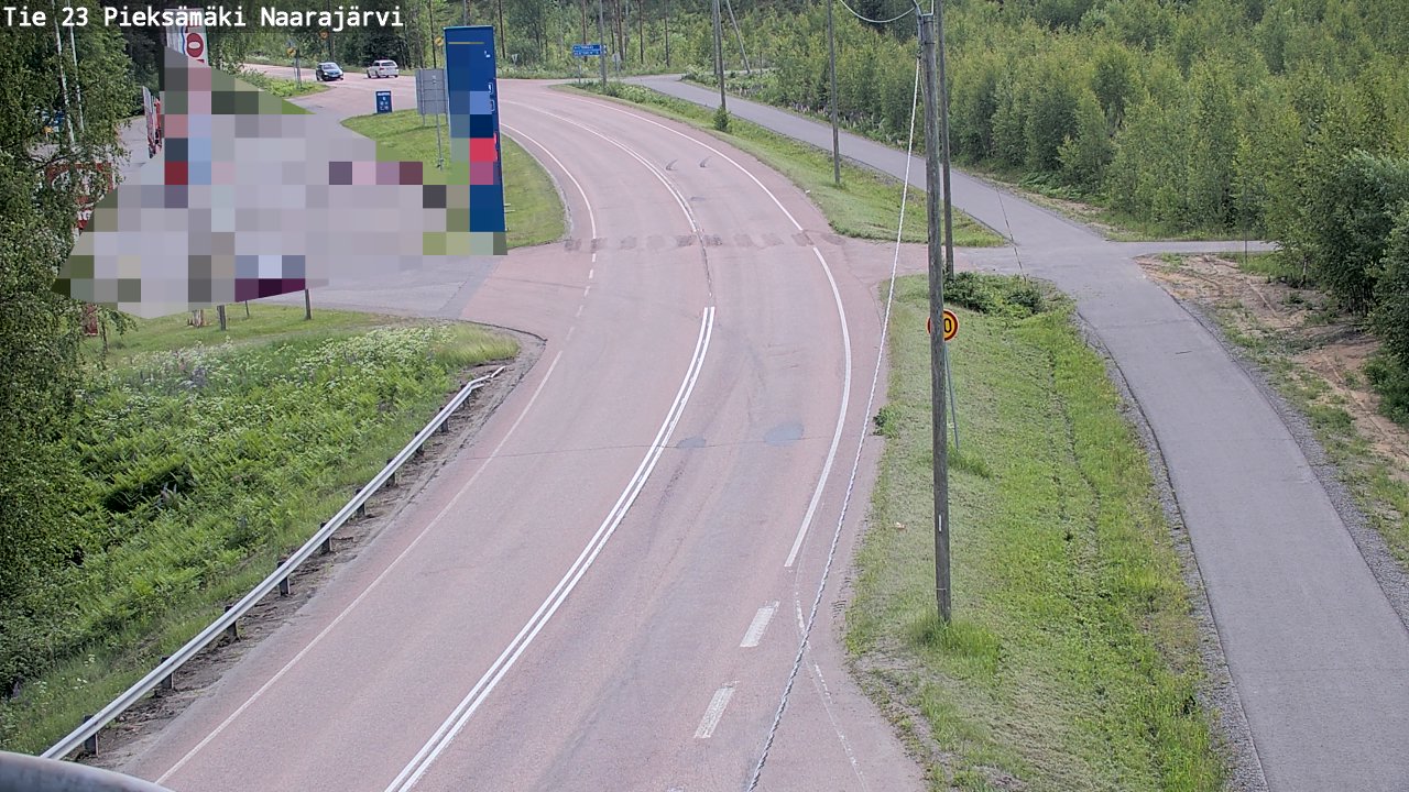 Kelikamerat Kuva Tie 23 Pieksämäki, Naarajärvi, Pieksämäki, Etelä-Savo