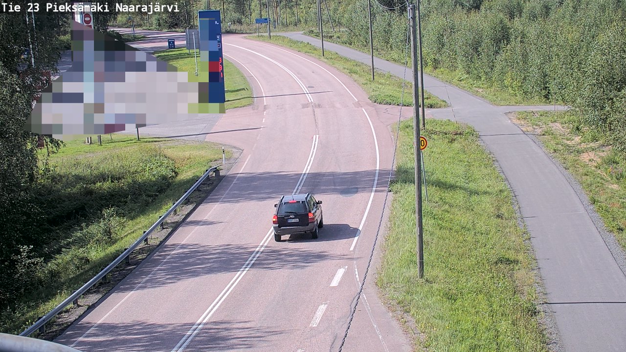 Weather Camera Image Väg 23 Pieksämäki, Naarajärvi, Pieksämäki, Etelä-Savo