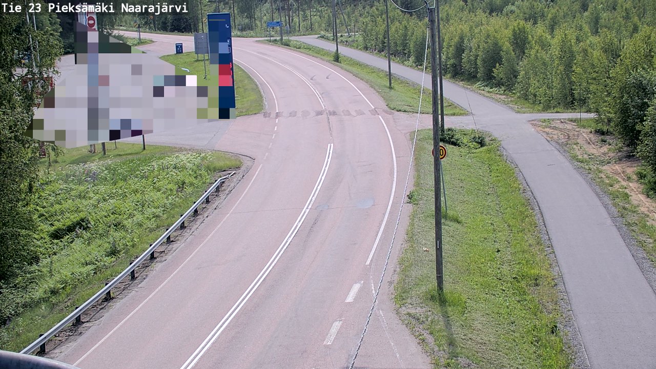 Kelikamerat Kuva Tie 23 Pieksämäki, Naarajärvi, Pieksämäki, Etelä-Savo