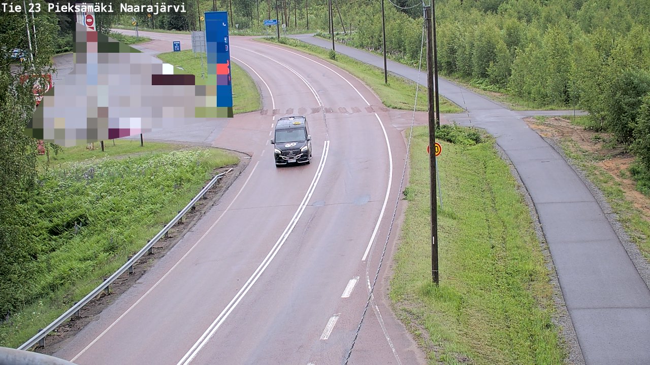 Weather Camera Image Road 23 Pieksämäki, Naarajärvi, Pieksämäki, Etelä-Savo