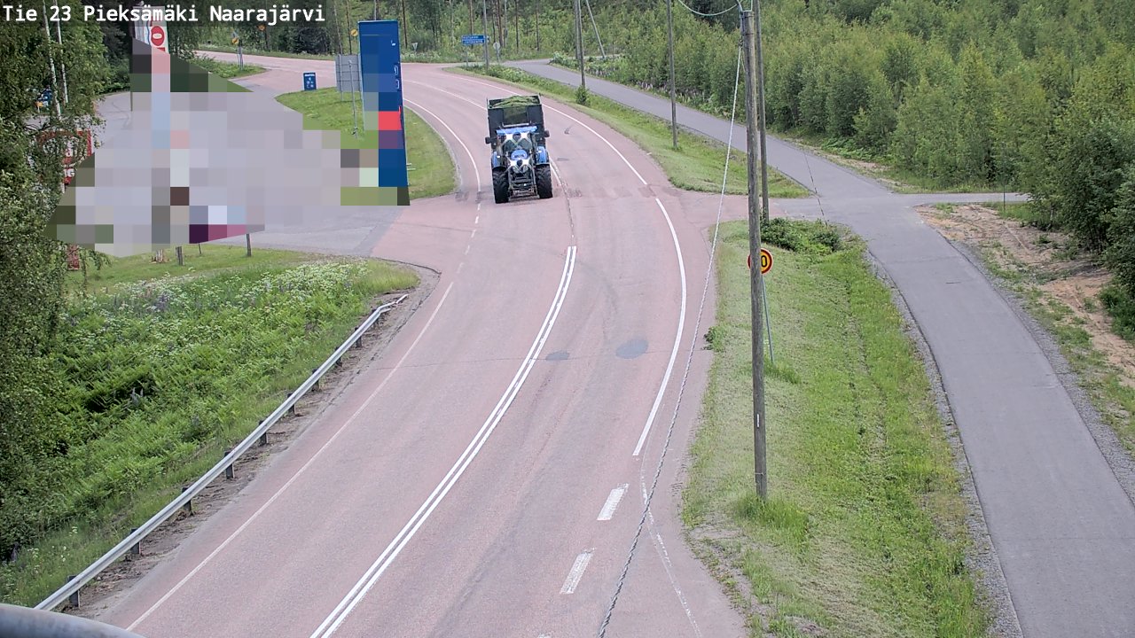 Kelikamerat Kuva Tie 23 Pieksämäki, Naarajärvi, Pieksämäki, Etelä-Savo