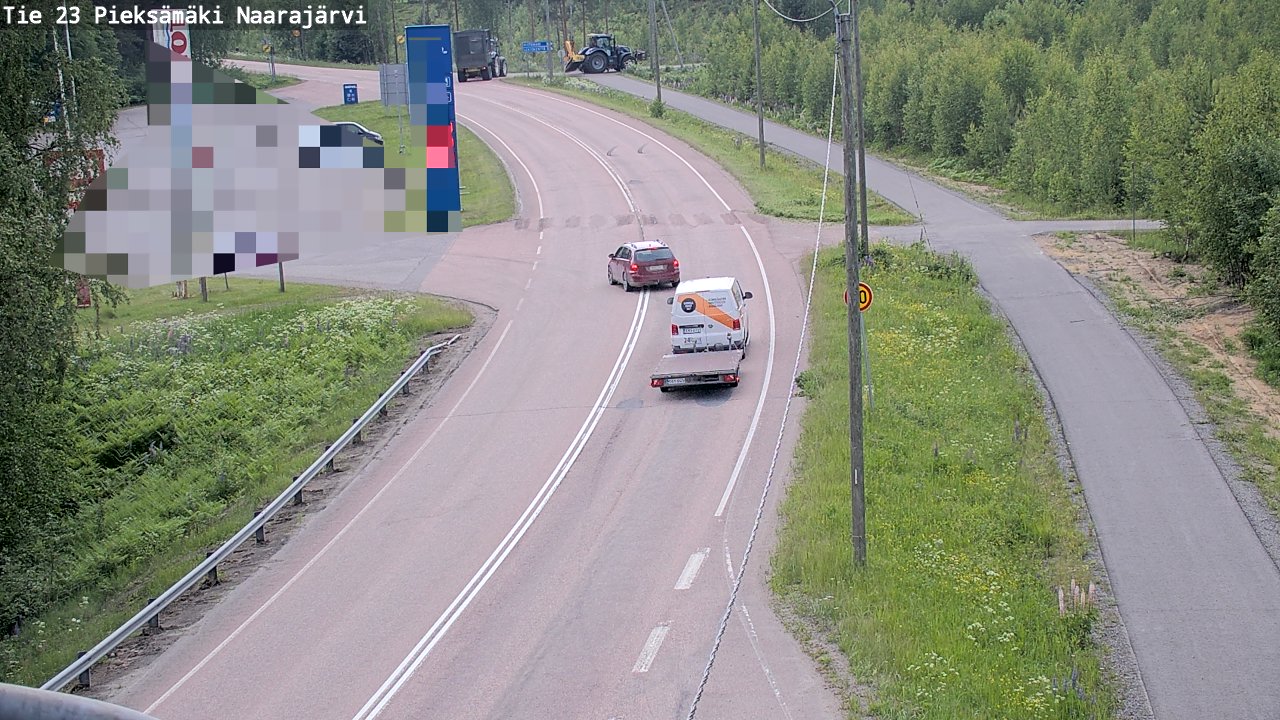 Kelikamerat Kuva Tie 23 Pieksämäki, Naarajärvi, Pieksämäki, Etelä-Savo