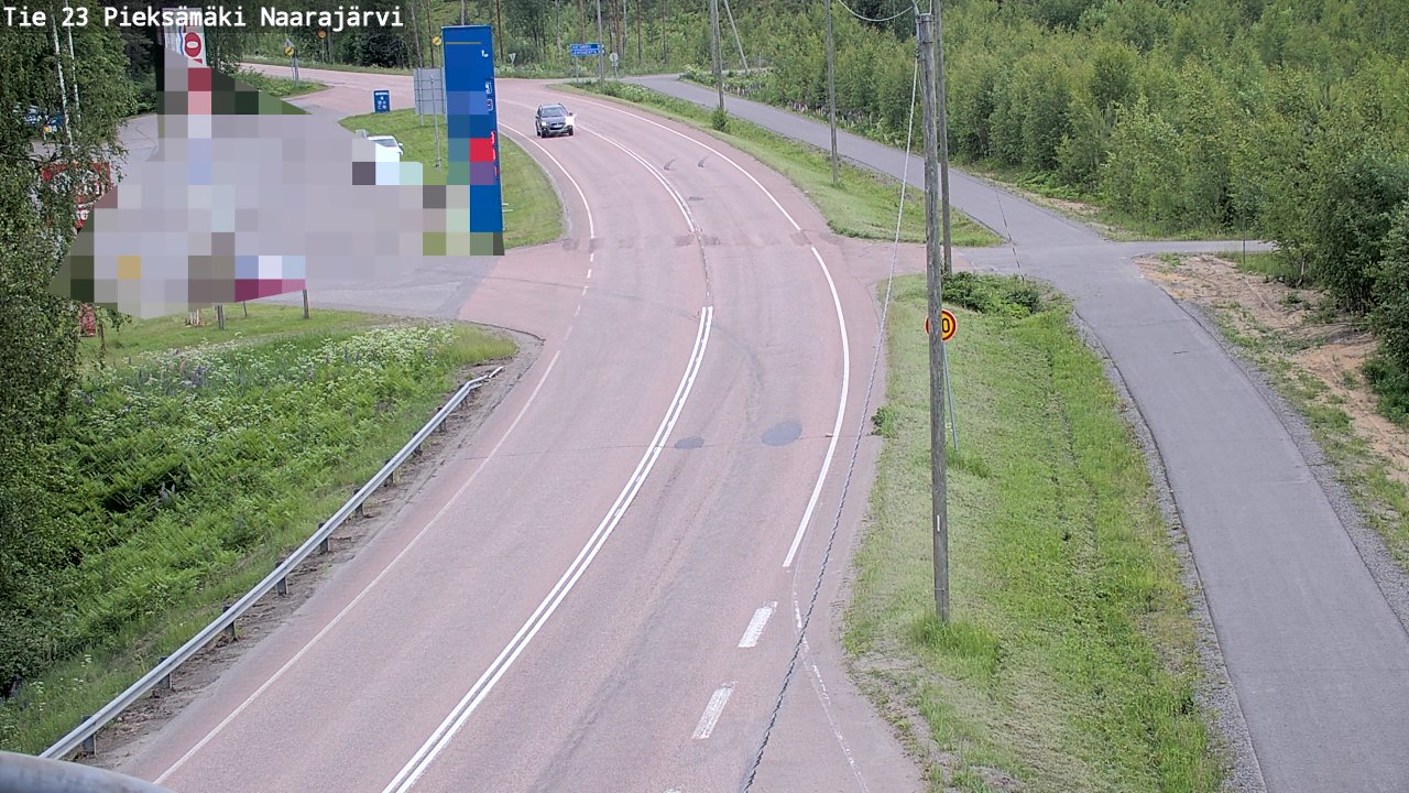 Kelikamerat Kuva Tie 23 Pieksämäki, Naarajärvi, Pieksämäki, Etelä-Savo