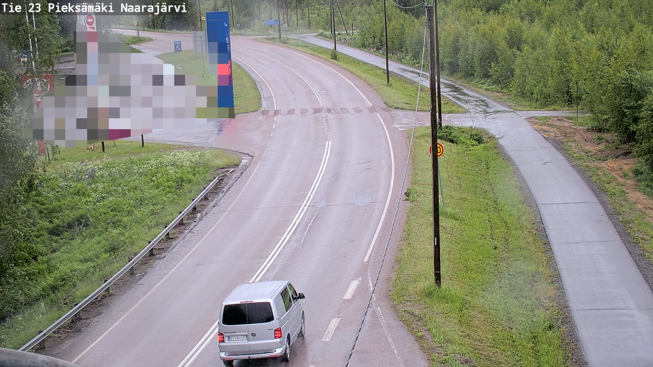 Weather Camera Image Road 23 Pieksämäki, Naarajärvi, Pieksämäki, Etelä-Savo