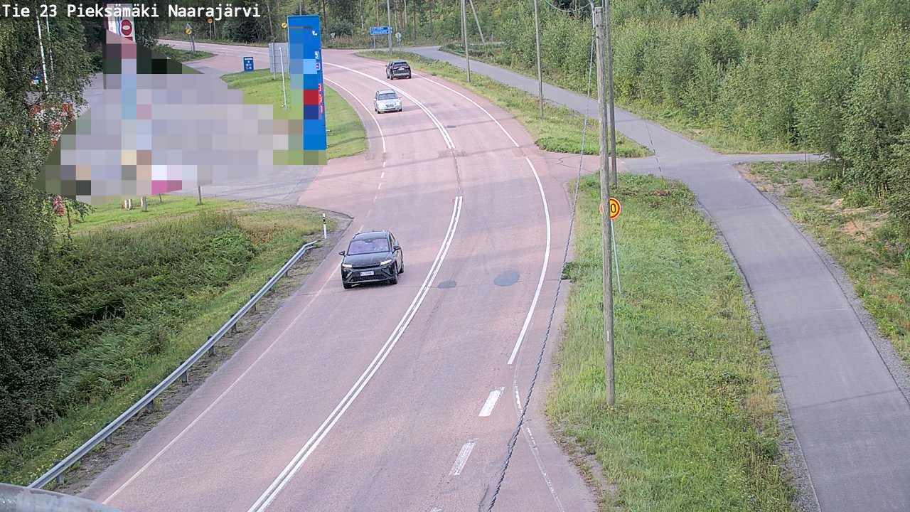 Kelikamerat Kuva Tie 23 Pieksämäki, Naarajärvi, Pieksämäki, Etelä-Savo