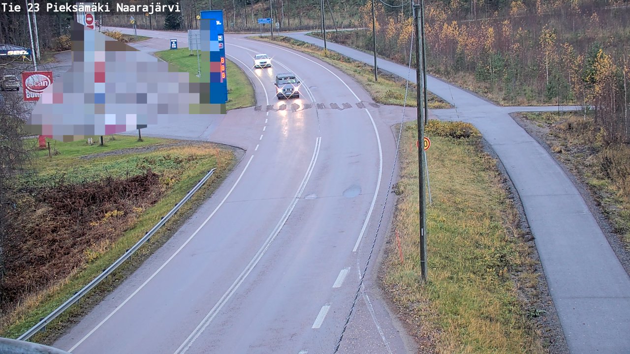 Kelikamerat Kuva Tie 23 Pieksämäki, Naarajärvi, Pieksämäki, Etelä-Savo