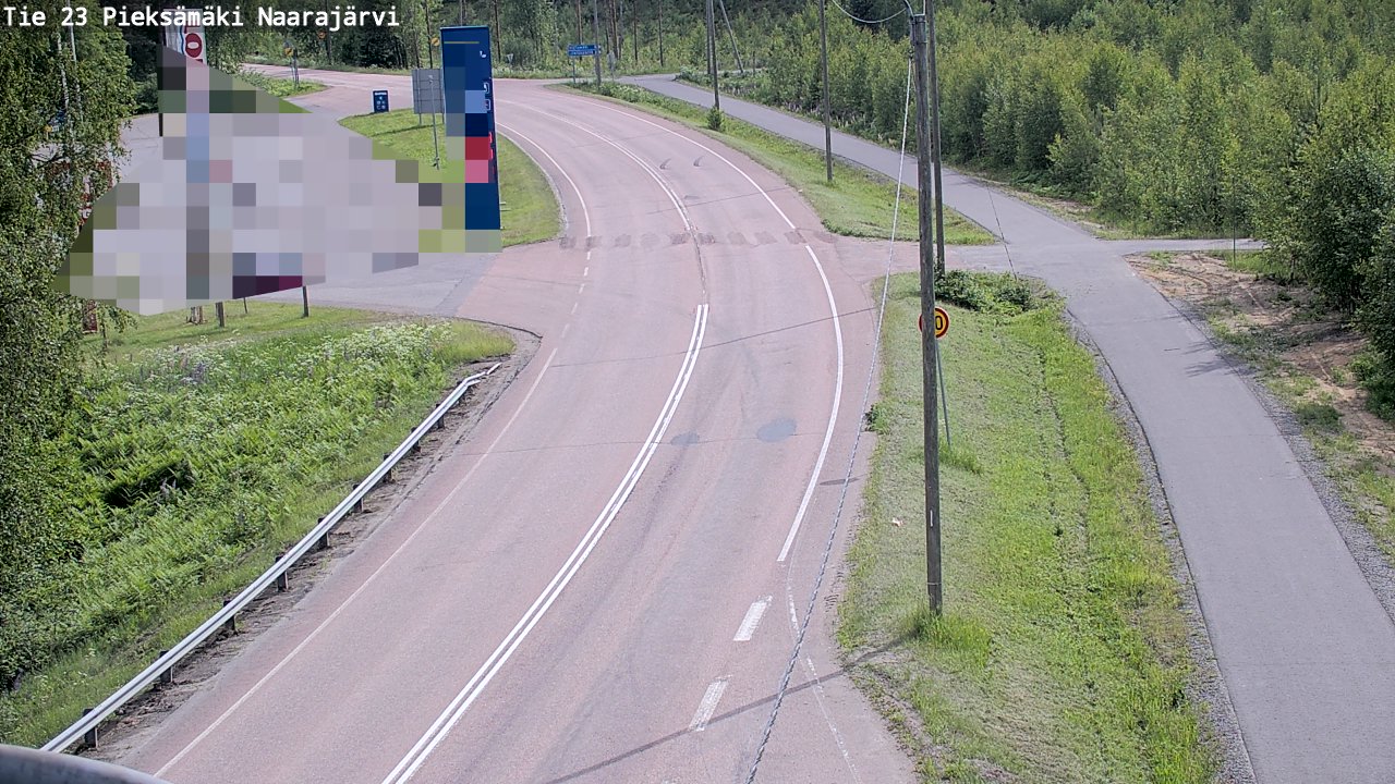 Kelikamerat Kuva Tie 23 Pieksämäki, Naarajärvi, Pieksämäki, Etelä-Savo