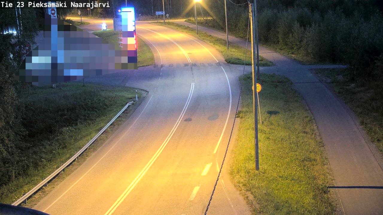 Weather Camera Image Väg 23 Pieksämäki, Naarajärvi, Pieksämäki, Etelä-Savo