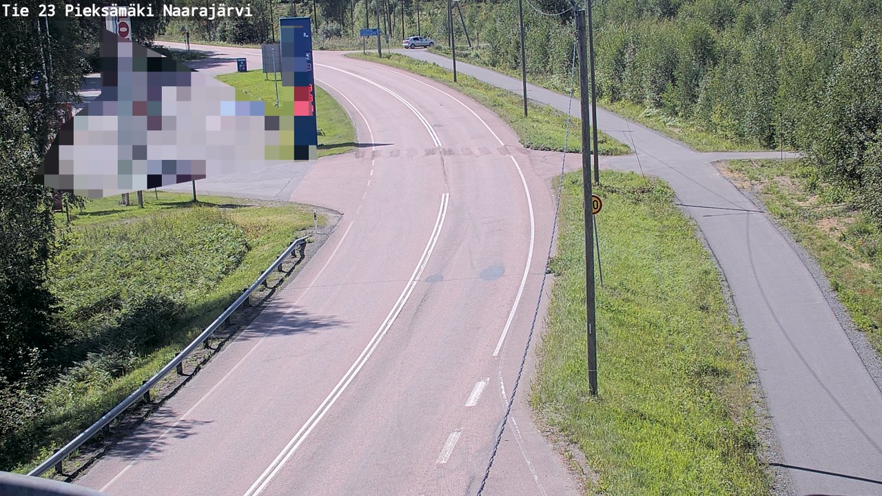 Weather Camera Image Väg 23 Pieksämäki, Naarajärvi, Pieksämäki, Etelä-Savo
