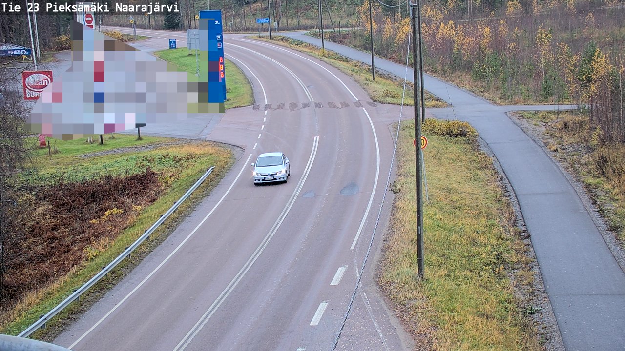 Kelikamerat Kuva Tie 23 Pieksämäki, Naarajärvi, Pieksämäki, Etelä-Savo